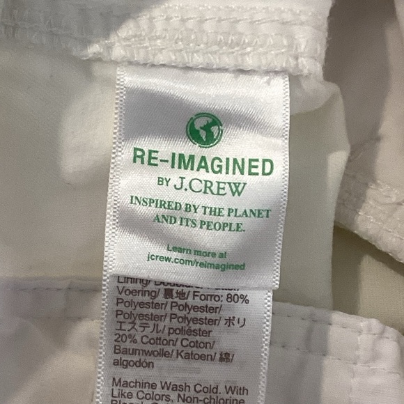 J. Crew High Rise Girlfriend Chino Pants in the colour Marine Salt, Size 8 - Picture 13 of 15